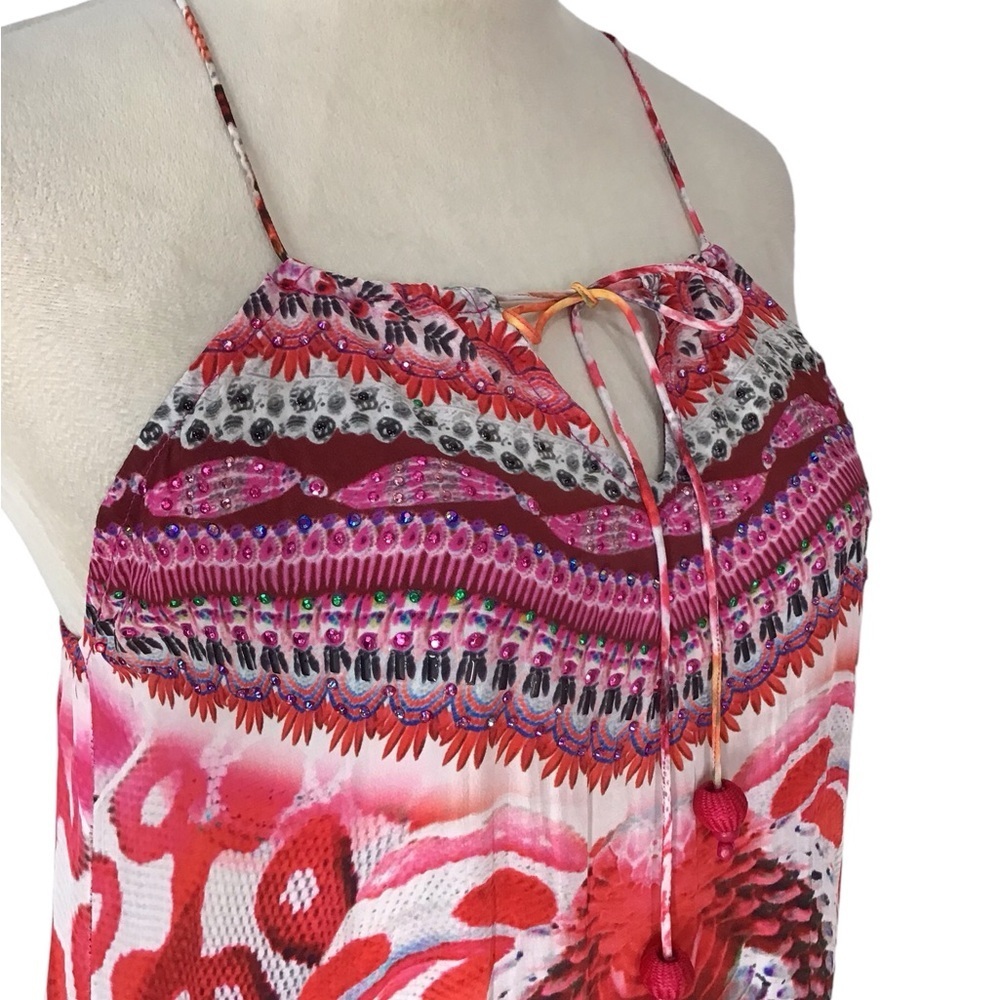 Shahida Parides Silk Python Maxi Dress Size Small NEW - Picture 7 of 14
